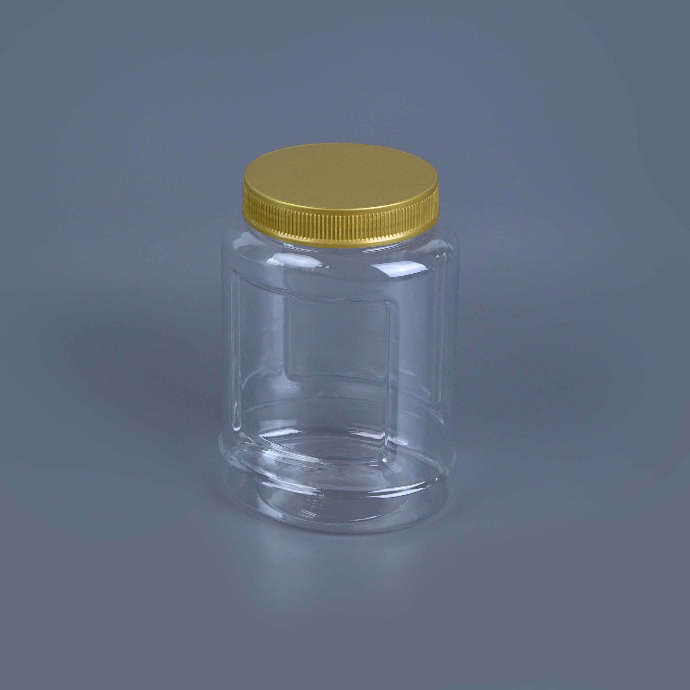 TMBG-170_square TMBG 170 Crystal Clear PET Plastic Jar Wholesale