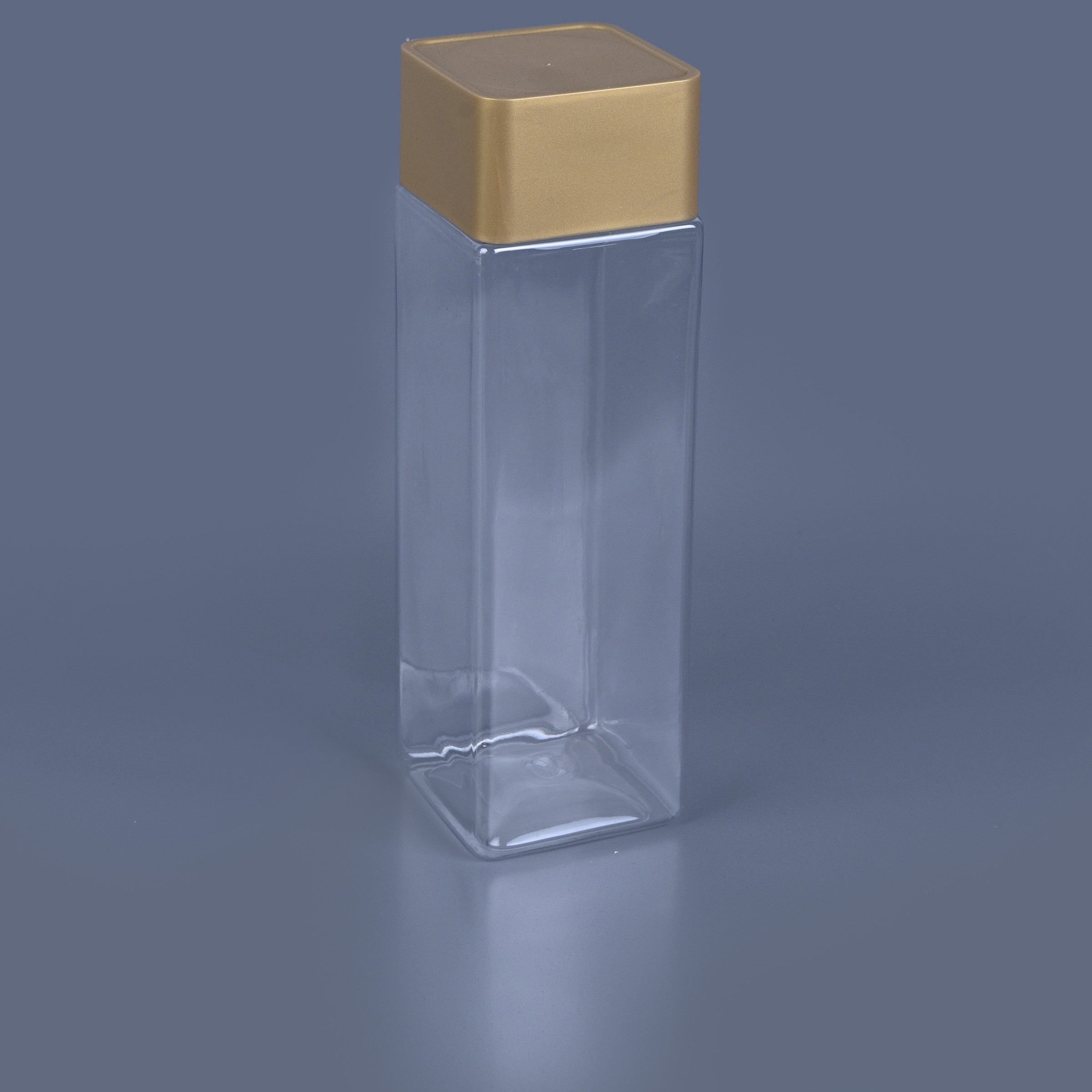 TMFG-200_square TMFG 200 Crystal Clear PET Plastic Jar Wholesale