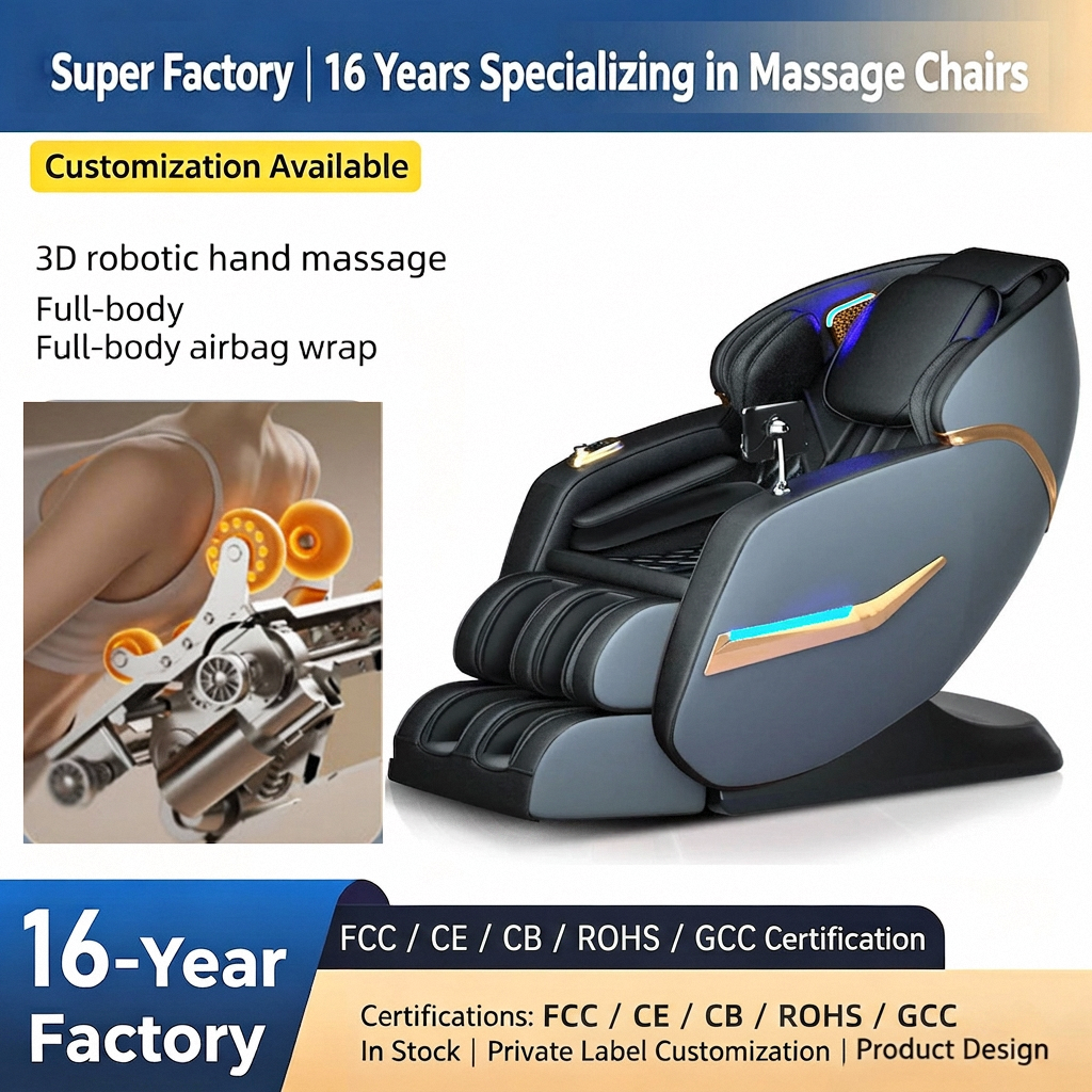 Molink AS-777 full body massage chair - detail view