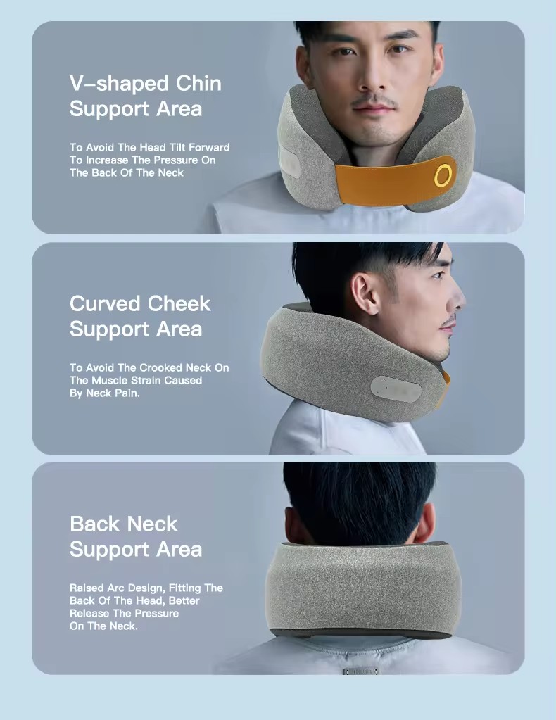 Molink AS-23 neck massage pillow - detail view