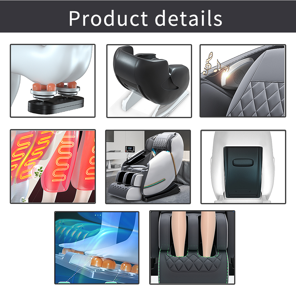 Molink AS-744 home massage chair - detail view