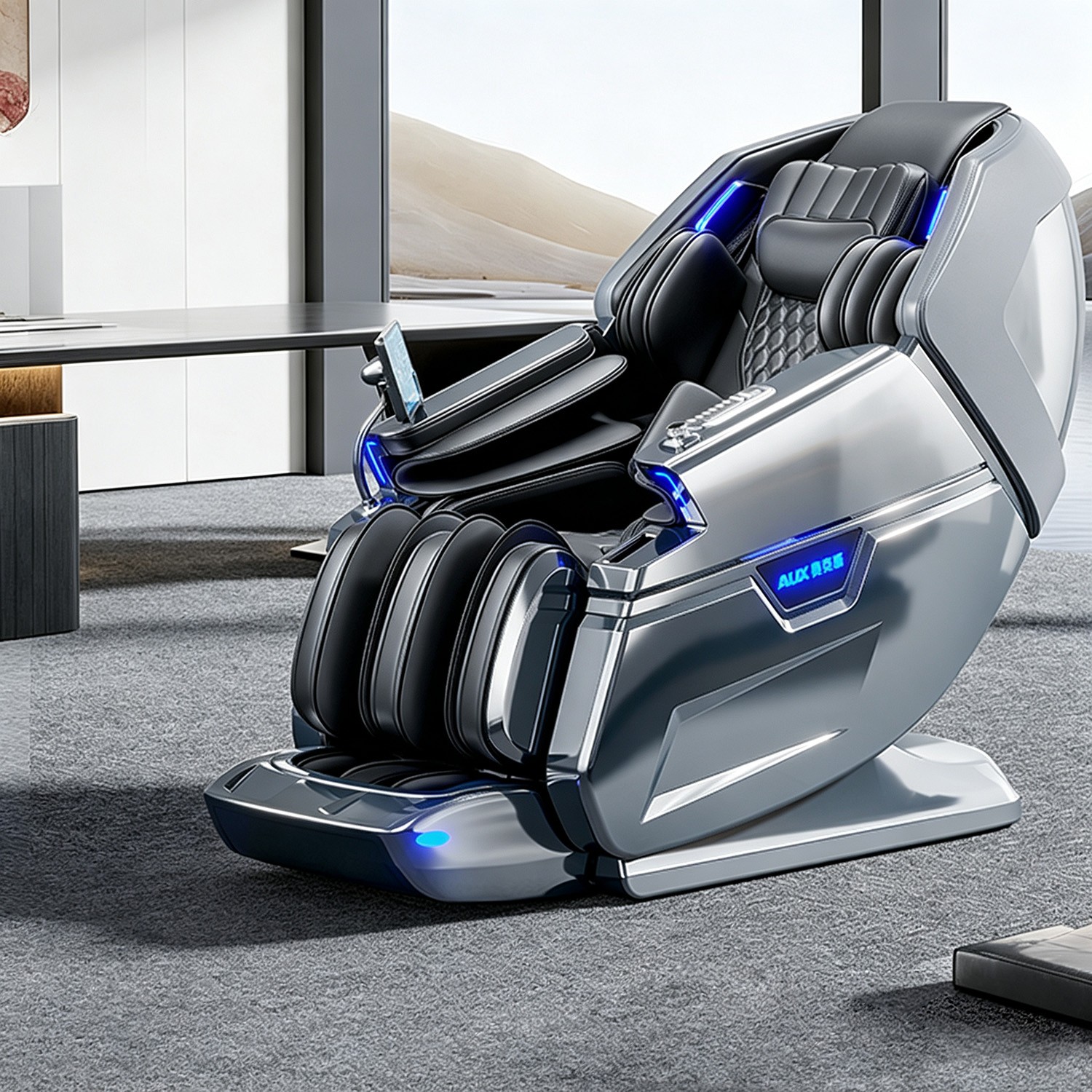 Molink silver gray massage chair