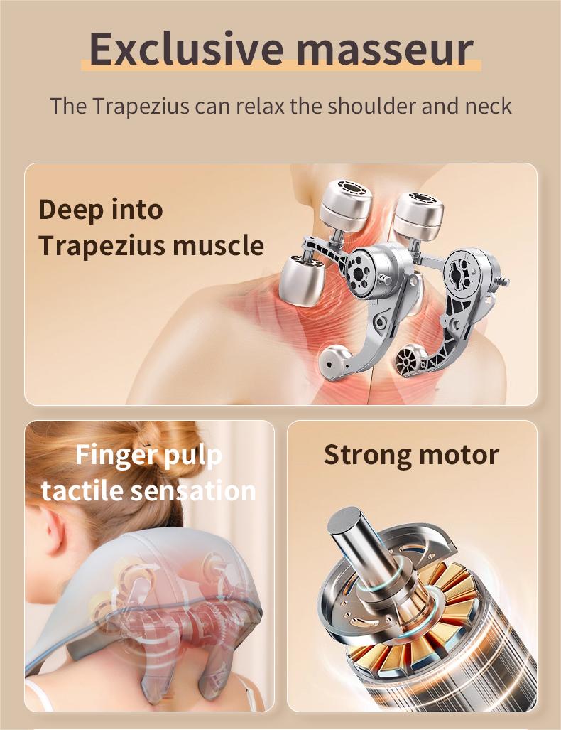 Molink AS-04 neck and shoulder massager - detail view