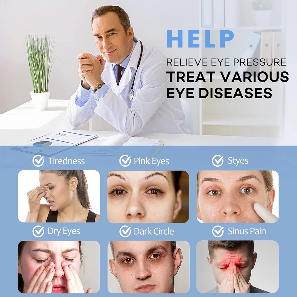 Molink AS-05 eye massager - detail view