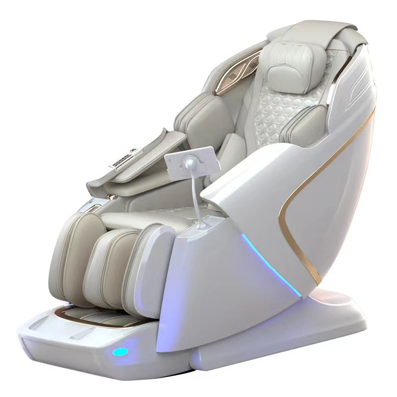 Molink AS-999S pearl white luxury massage chair for home relaxation and safe wellness routines