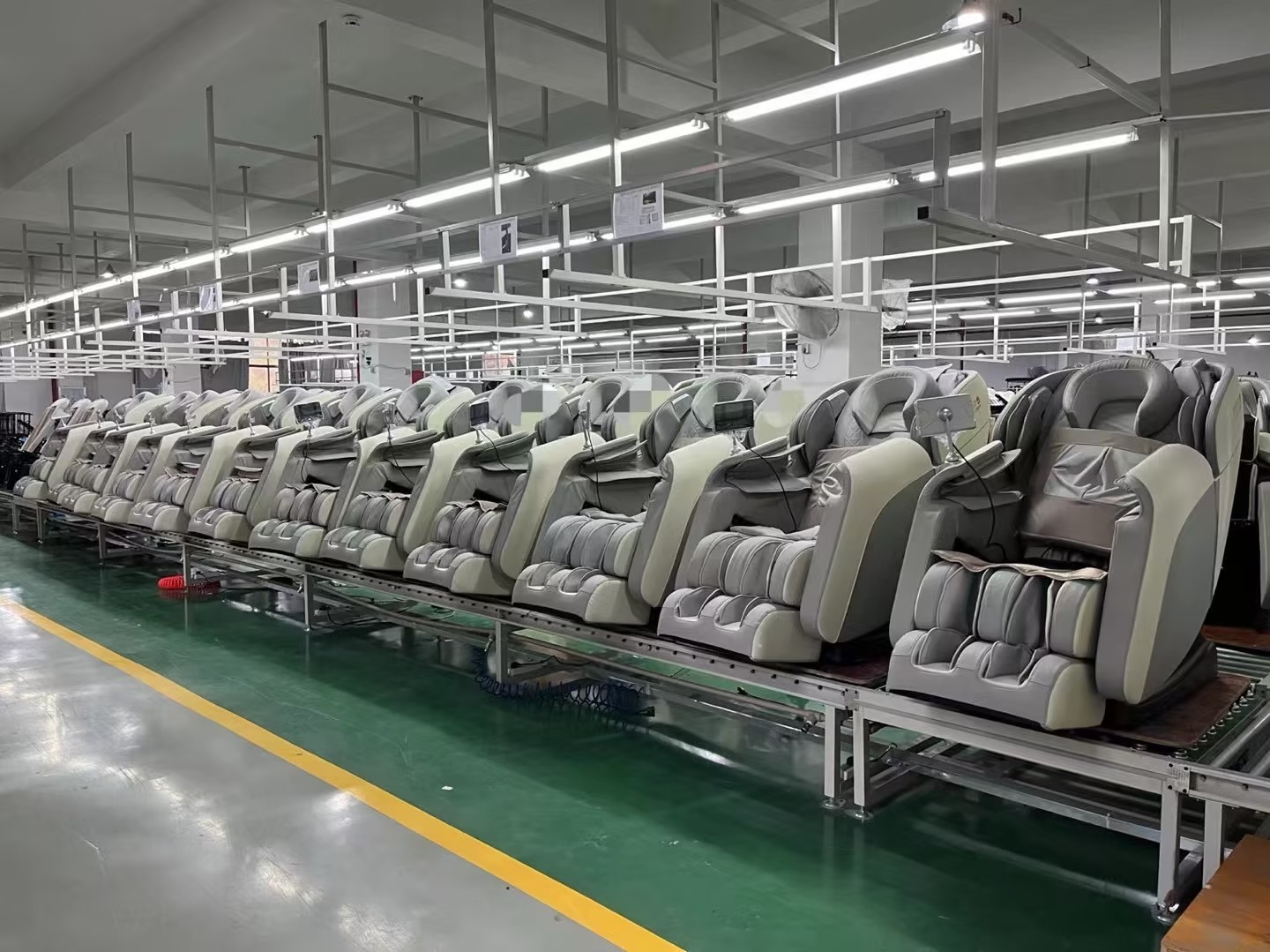 Molink massage chair factory final product inspection line