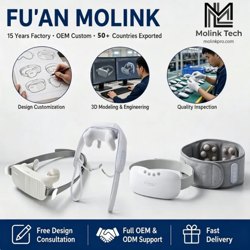 Molink wearable and compact massagers OEM ODM manufacturer